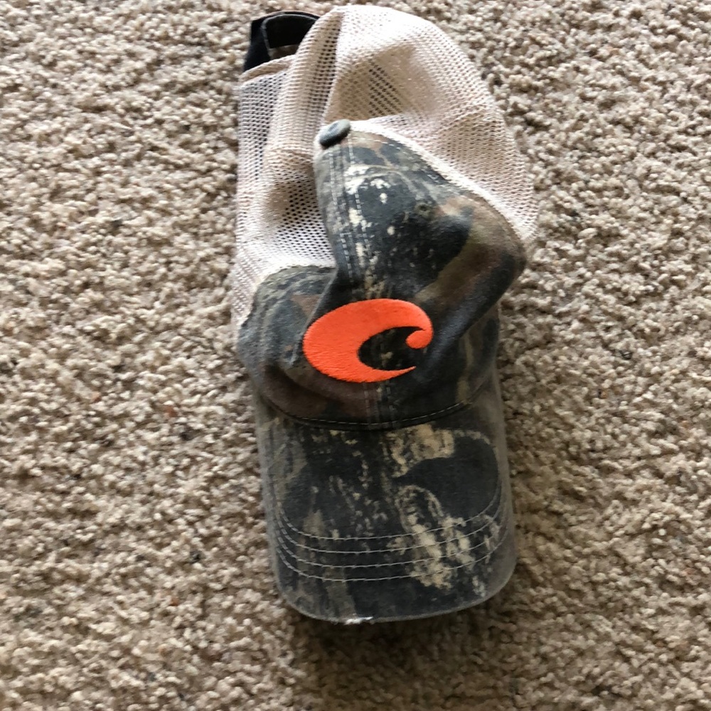 USED camo hats.